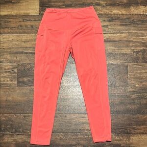 Vibrant Coral Women's Leggings